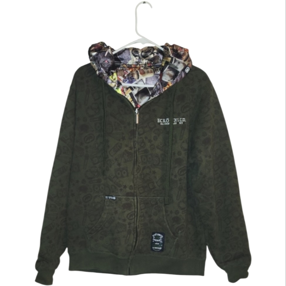 Rare Vintage double-sided Ecko Unltd hoodie